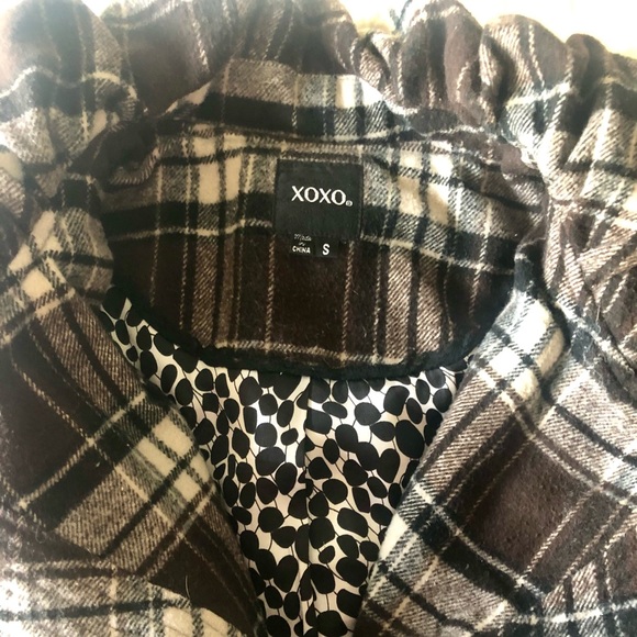 Plaid pea coat - Picture 3 of 5